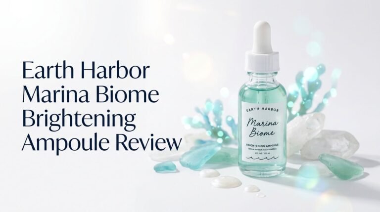 Earth Harbor Marina Biome Brightening Ampoule Review 2026